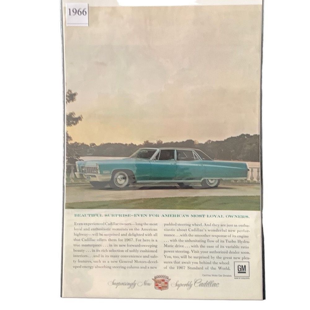 Vintage 1966 Cadillac Beautiful Surprise Ad Advertisement